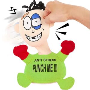 Antistres igracka PUNCH ME 9 - Antistres igracka PUNCH ME
+baterije gratis
</p> Oslobodite se stresa ili se jednostavno igrajte sa prezanimljivom igračkom. Svaki put kada je udarite po glavi ispušta različite uzvike i jauke.
Zbog smešnog i zanimljivog oblika poželećete da je udarite.
</p> Istina je da je prvobitna namera ove igračke da vam omogući antistres terapiju.Kada je udarite napraviće smešne krike.
Vama i deci će se svideti.
</p> Lutka protiv stresa je napravljena od izdržljivog materijala, sa glatkom površinom, izvrsnom izradom, trodimenzionalnim PP pamukom i prijatnim osećajem. Uz pomoć vakuumskih držača možete je fiksirati za bilo koju površinu.
</p> Ne sadrži nikakve štetne materije, tako da se možete opušteno igrati sa svojom decom i opustiti stres.
</p> Kada ove lutke za stres imaju mrlje koje treba očistiti, potrebna je samo mala količina sapuna i vode da biste uklonili mrlje četkom, a zatim osušili na vazduhu. Ali nemojte potapati igračku u vodu, jer to može dovesti do oštećenja elektronskih komponenti vodom.
</p> Odličan je izbor za dekoraciju kancelarija i soba, možete ga pogoditi bilo kada.
</p> Ova plišana igračka je pogodna za decu i odrasle.
</p> Odličan novogodišnji poklon.
</p> Za rad koristi 2x AAA baterije (koje dobijate u pakovanju)
</p>