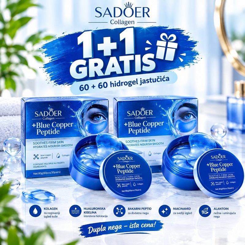 HIDROGEL jastučići za oči – 1 plus 1 pakovanje GRATIS (2)
